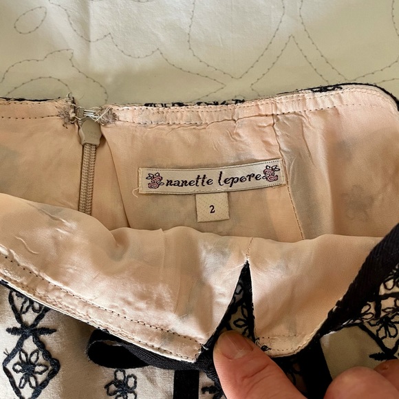 Nanette Lepore Embroidered Skirt - Picture 5 of 5
